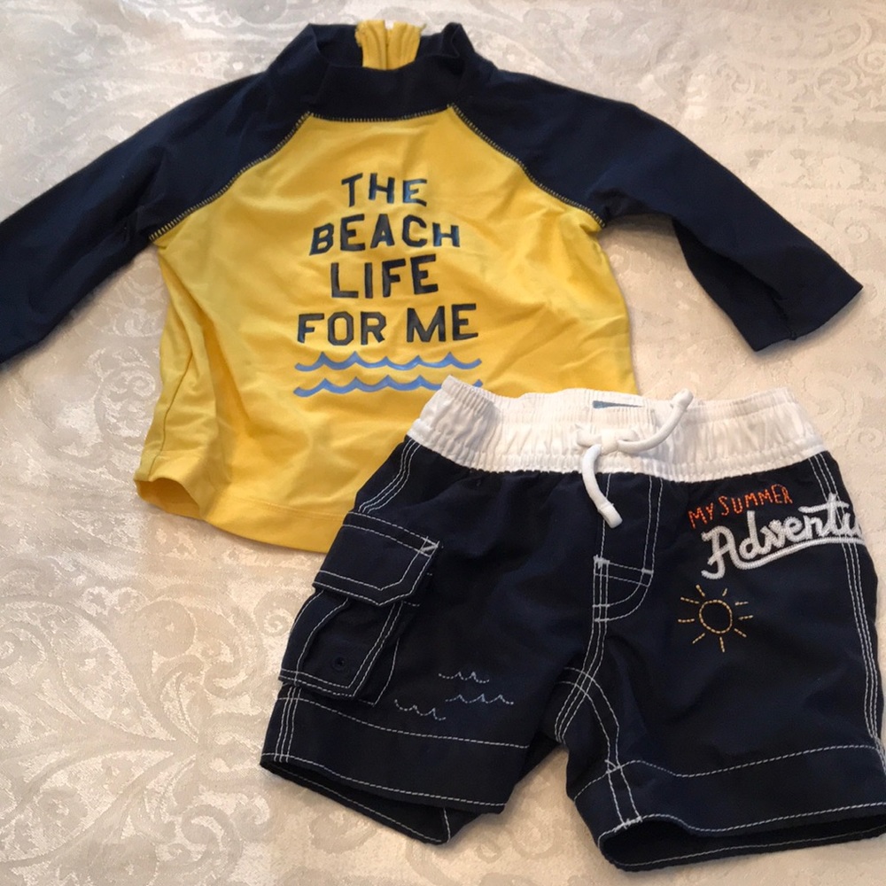 Baby Gap 3-6 mo swim set